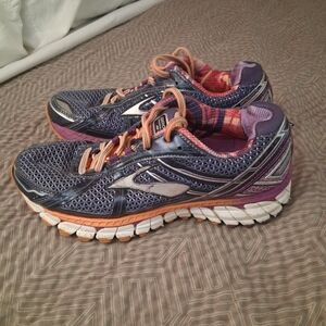 Brooks Women's Purple and Orange Running Shoes